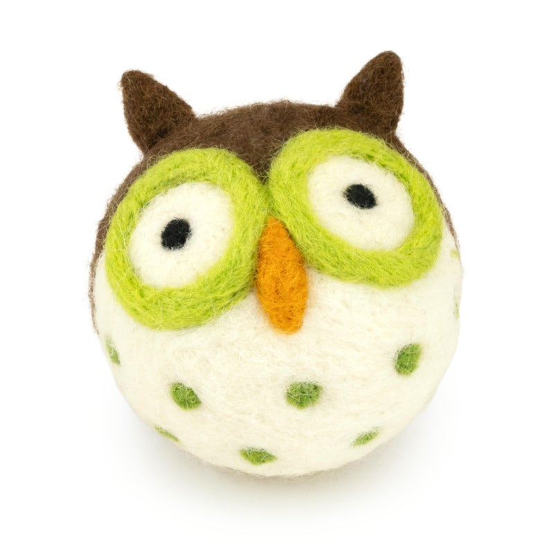 Woolbuddy Owl Needle Felting Kit for Beginners â€“ DIY Animal Craft Kit with Wool, Needles & Photo Instructions â€“ Fun Project for Adults & Kids - Image 2